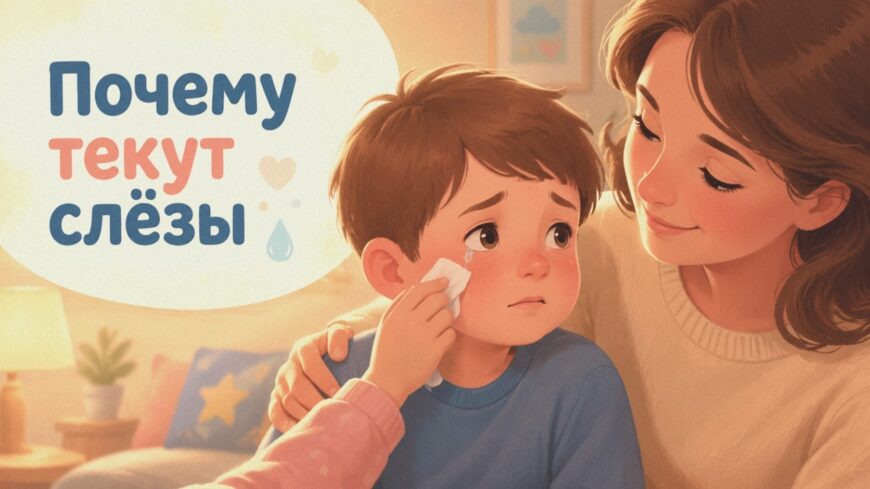 Иллюстрация к статье: Почему текут слёзы