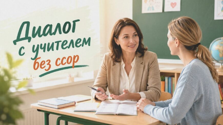 Иллюстрация к статье: Диалог с учителем без ссор