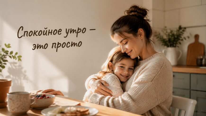 Иллюстрация к статье: Спокойное утро — это просто