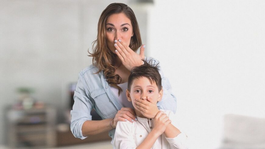 Иллюстрация к статье: Ребёнок матерится