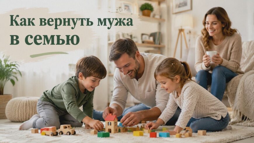 Иллюстрация к статье: Как вернуть мужа в семью