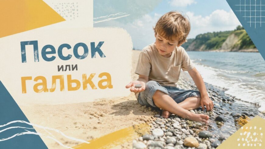 Иллюстрация к статье: Песок или галька