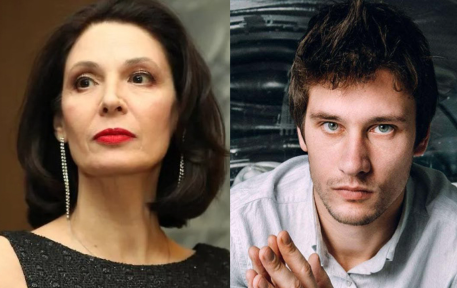 Лидия Вележева и сын Владимир Гуськов