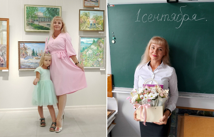 Татьяна Кувшинникова с дочерью