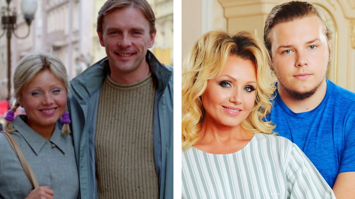 Ирина Климова и Алексей Нилов с сыном Никитой