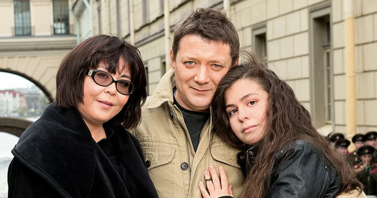 Ян Цапник с женой и дочерью Елизаветой