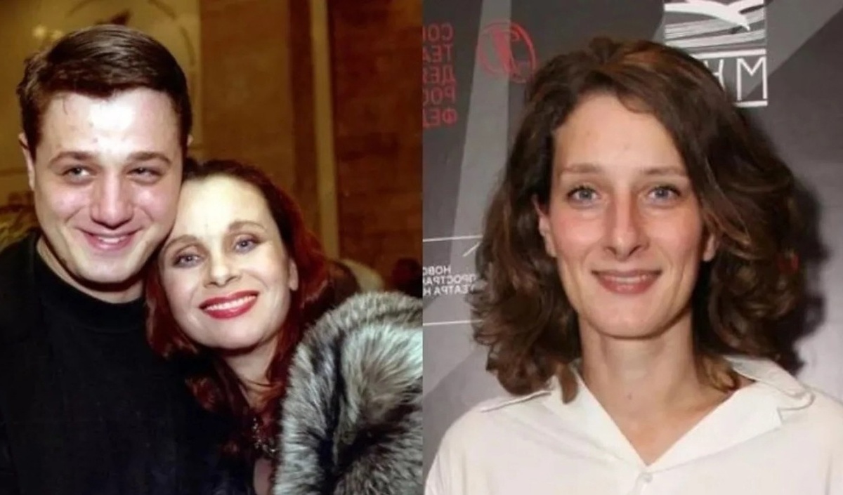 Любовь Полищук, ее сын и дочь