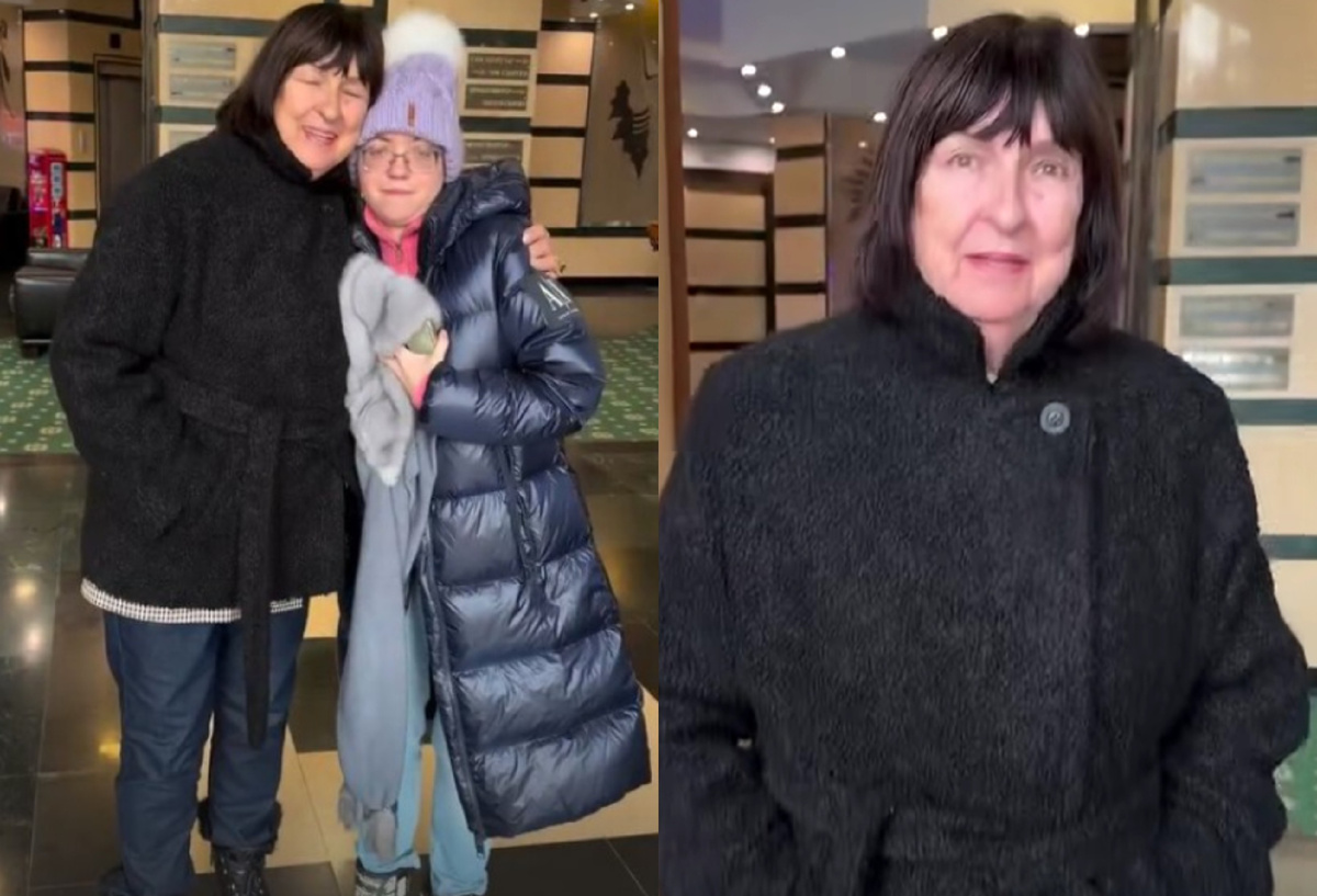 Ева со своей бабушкой