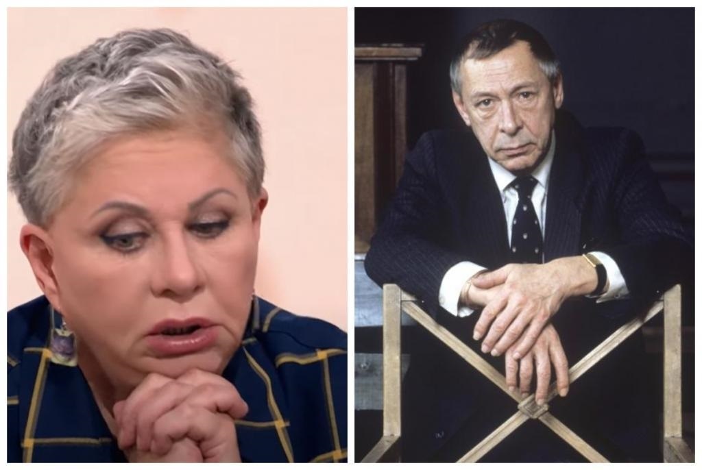 Олег Ефремов с дочерью Анастасией