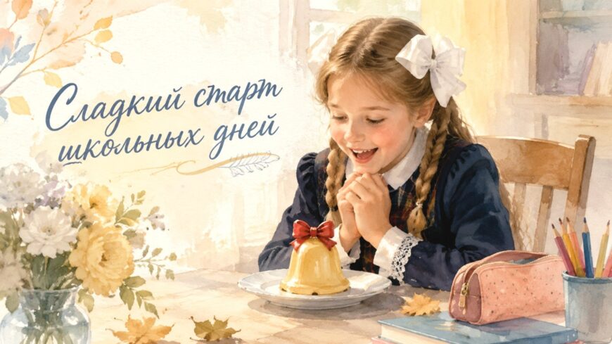Иллюстрация к статье: Сладкий старт школьных дней