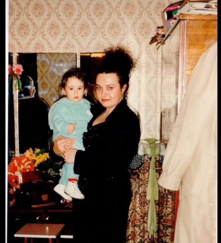Елена Пригожина в молодости