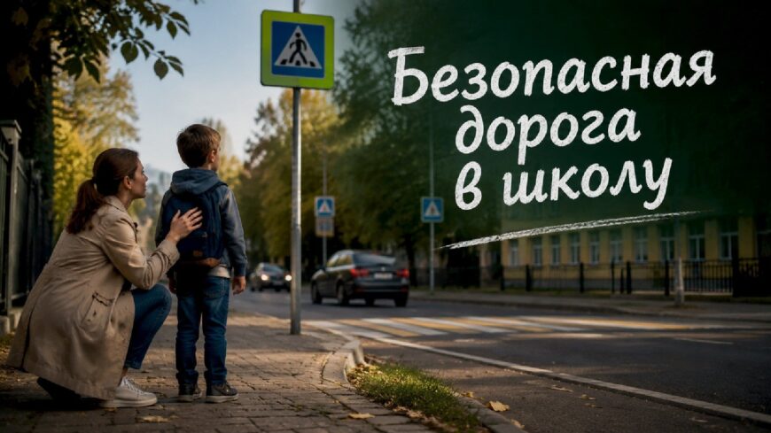 Иллюстрация к статье: Безопасная дорога в школу