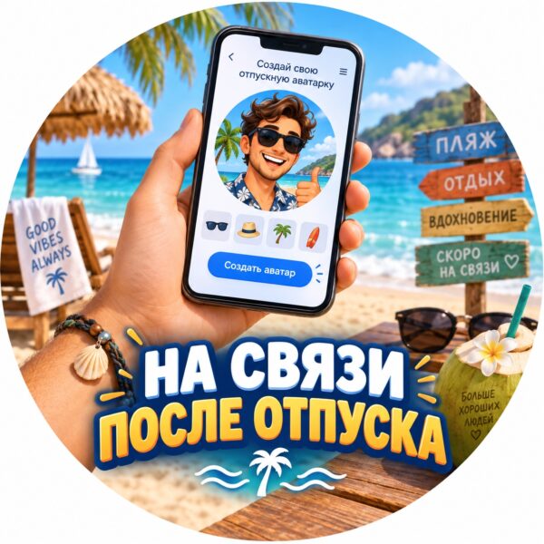 Картинки в отпуск на аватарку: прикольные, смешные и красивые варианты