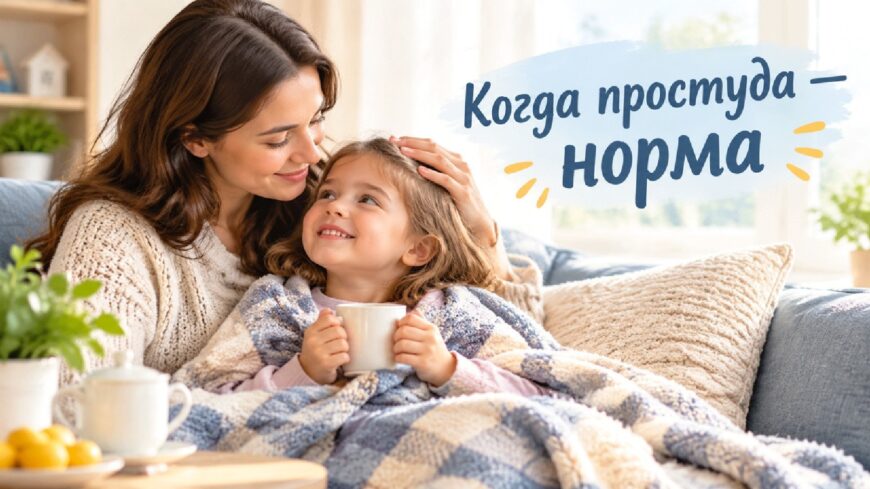 Иллюстрация к статье: Когда простуда — норма