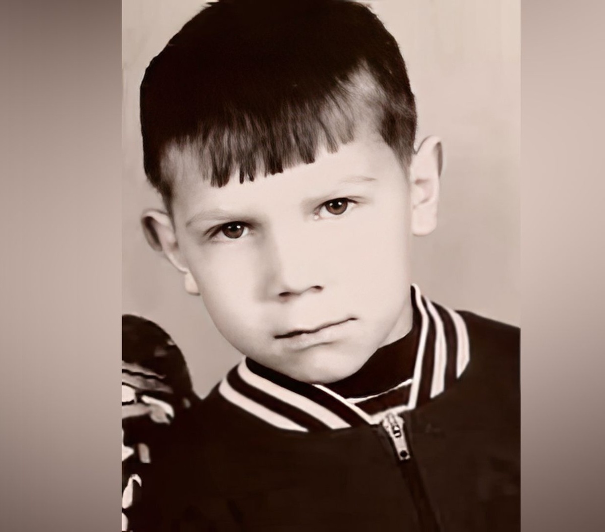 Ещё один детский кадр будущего актёра