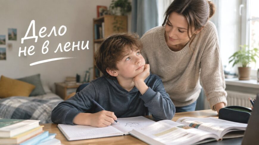 Иллюстрация к статье: Дело не в лени