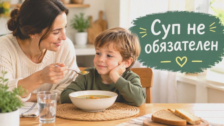 Иллюстрация к статье: Суп не обязателен