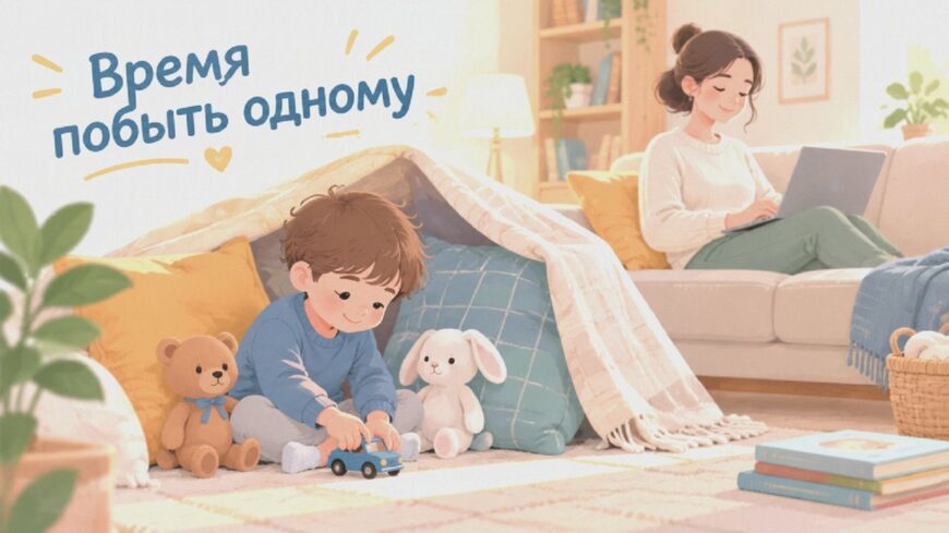 Иллюстрация к статье: Время побыть одному